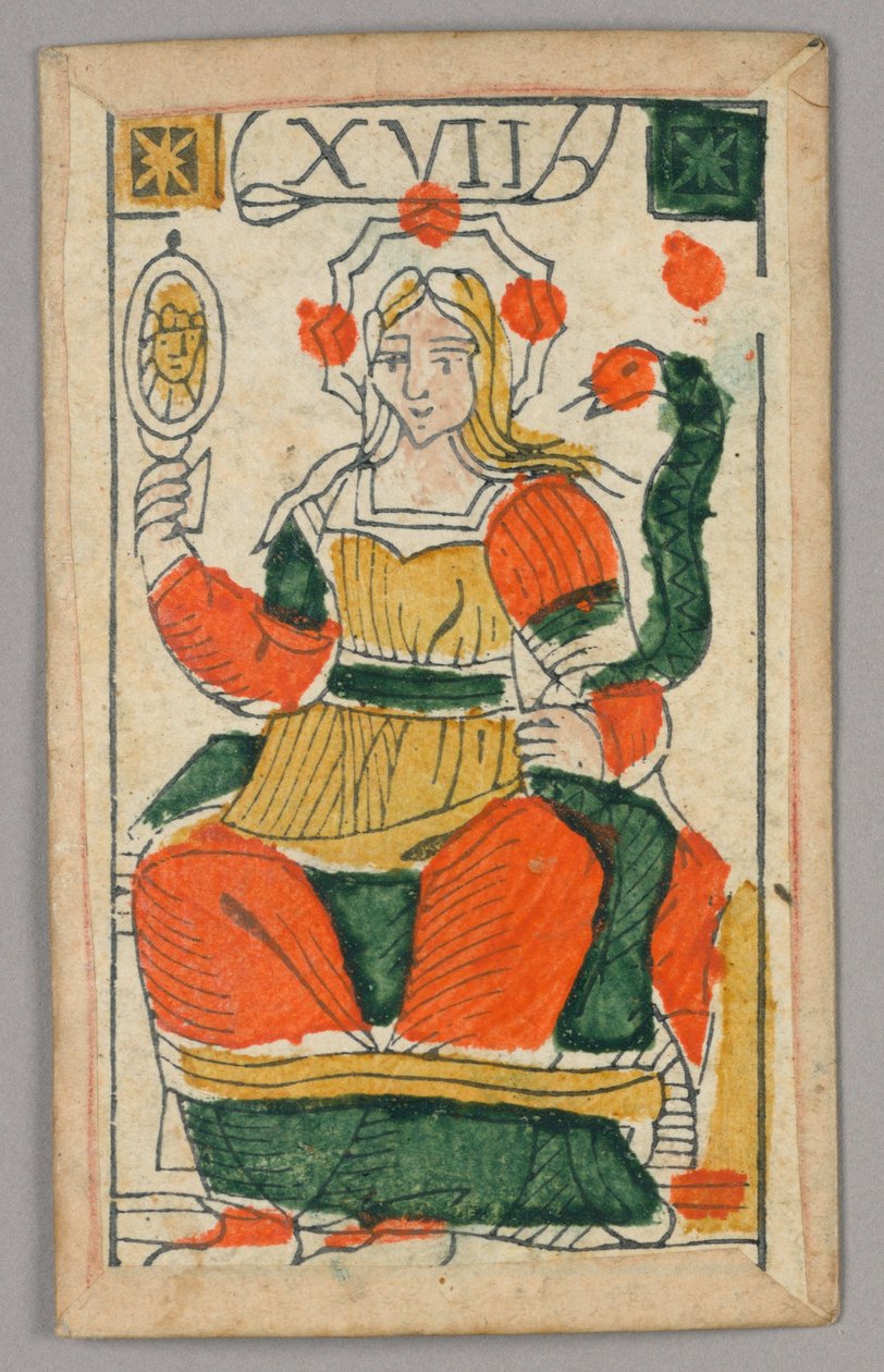 Minchiate (Tarot) spillekort af Unknown artist