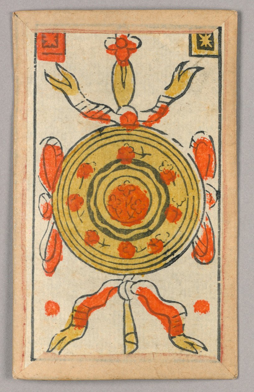 Minchiate (Tarot) spillekort af Unknown artist