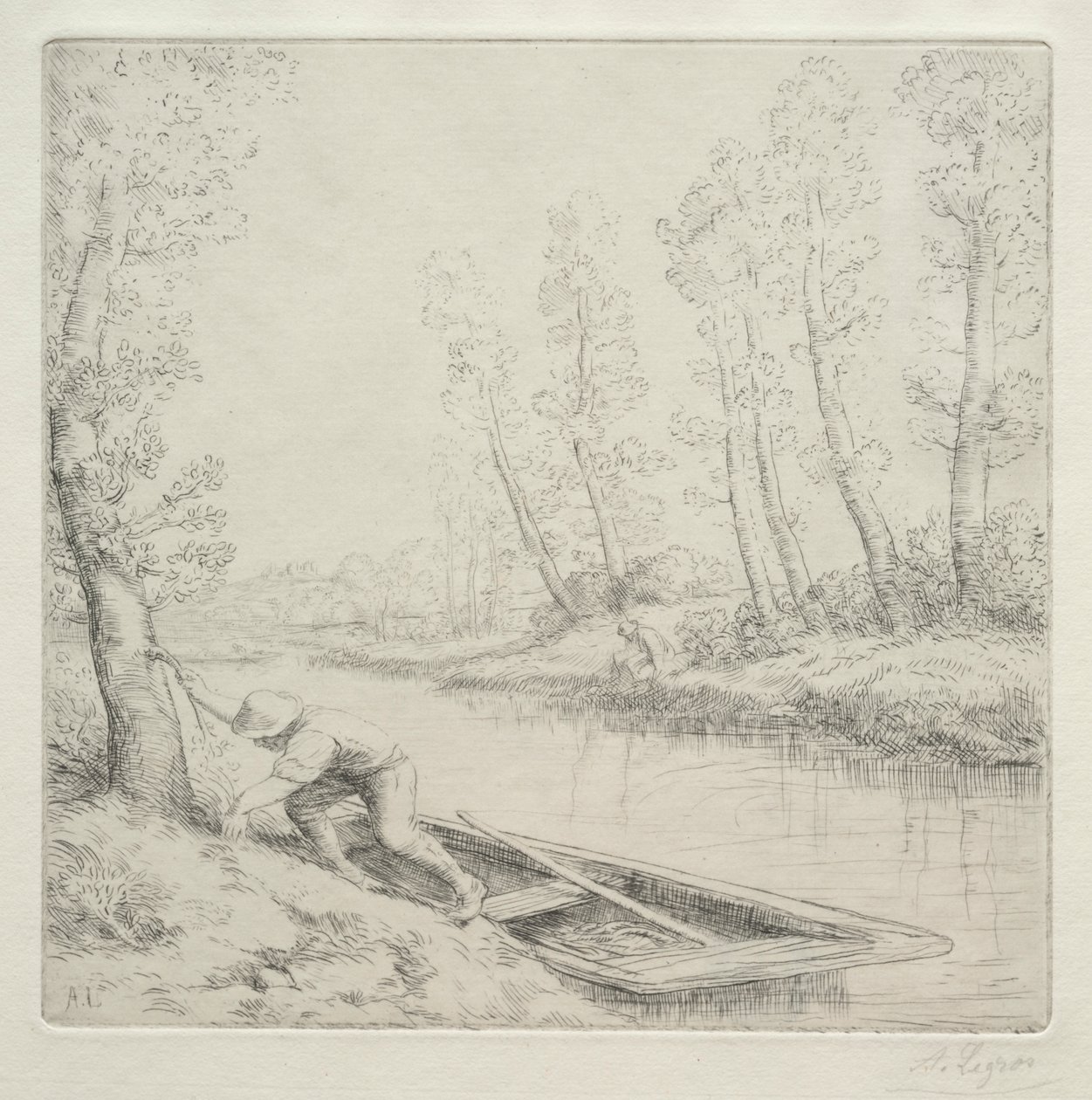 Morgen på floden af Unknown artist