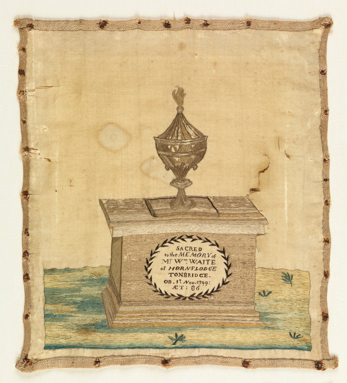Sørgeprøve af Unknown artist