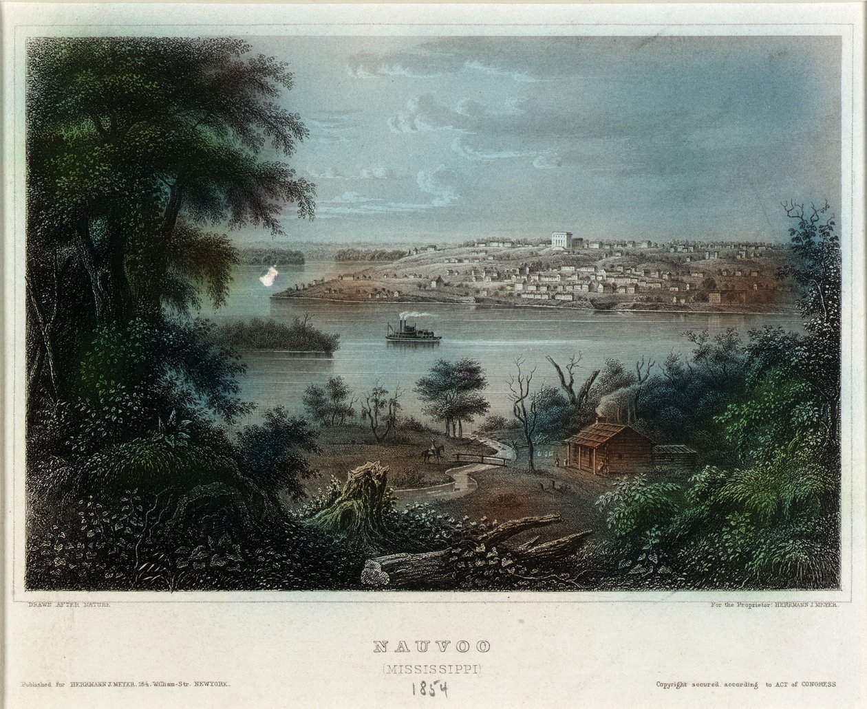 Nauvoo (Mississippi) af Unknown artist