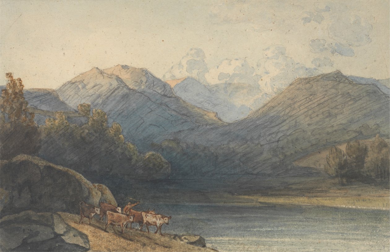 I nærheden af Ambleside af Unknown artist
