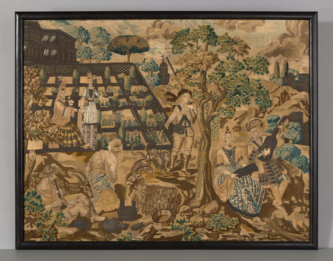 Panel til håndarbejde af Unknown artist