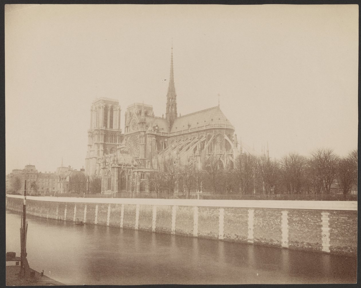[Notre-Dame set fra Seinen] af Unknown artist