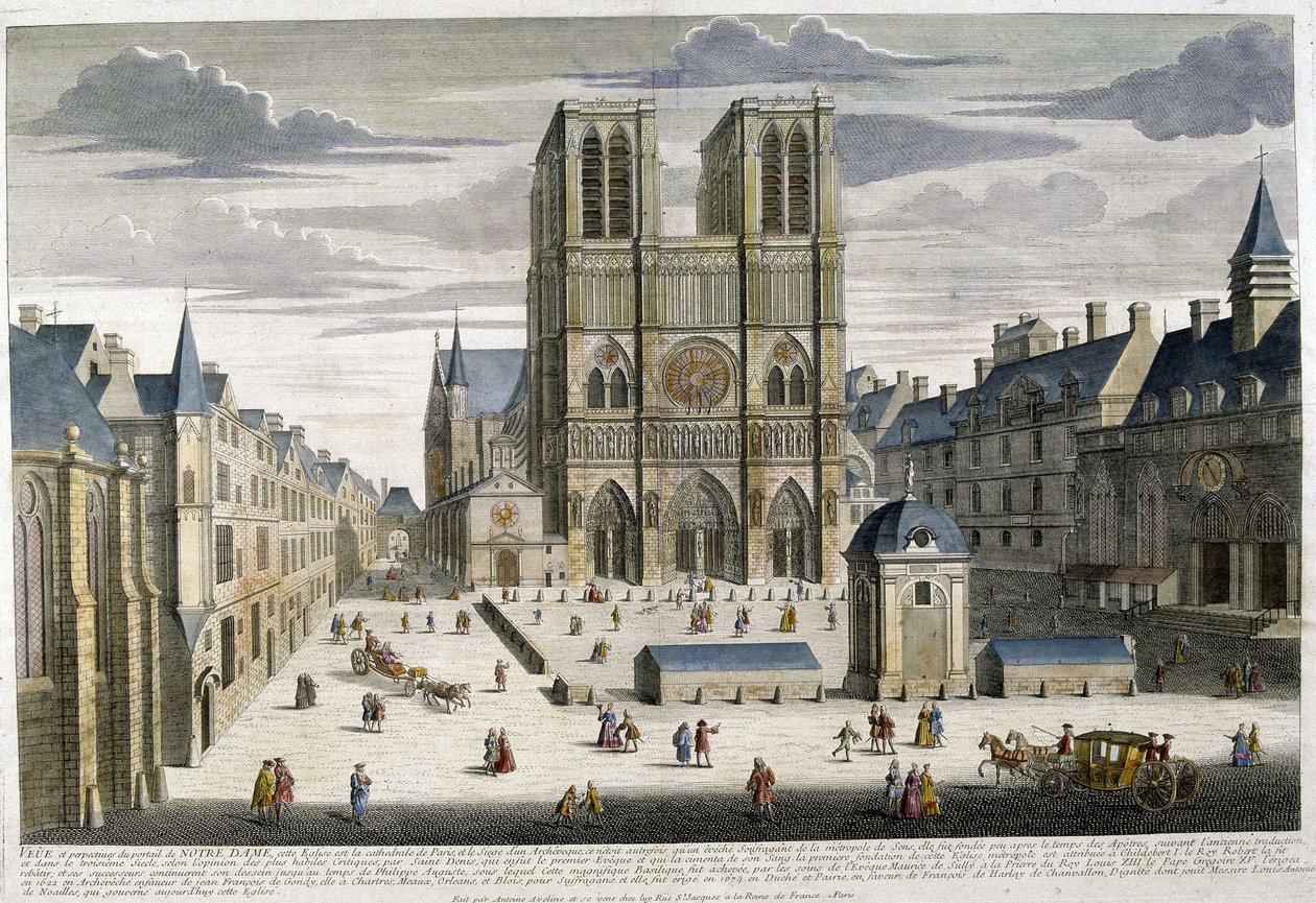 Notre Dame af Paris af Unknown artist