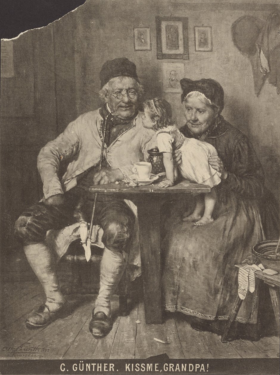 O. Günther - Kys mig, bedstefar! af Unknown artist