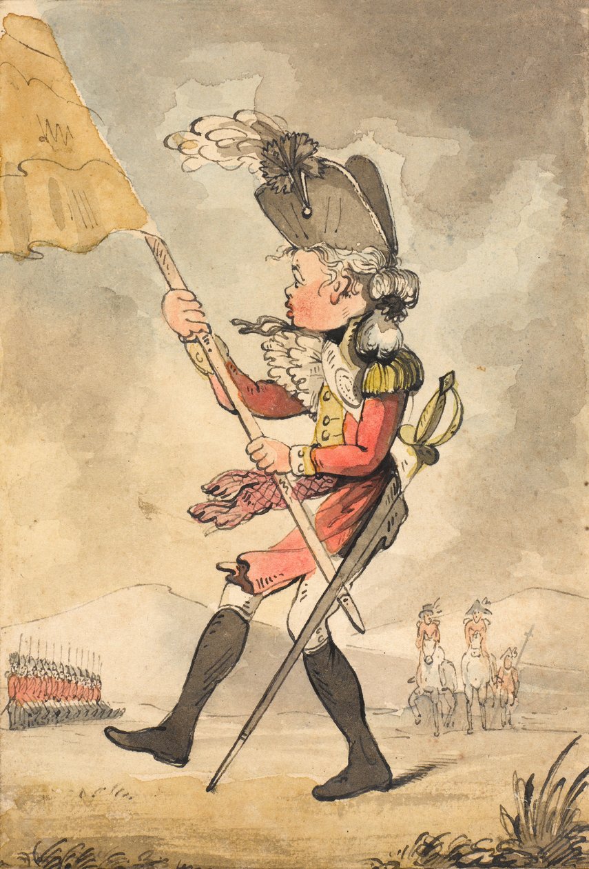 ?O La! O La! kære søde vind, men indtil jeg passerer generalen?, 1796. af Unknown