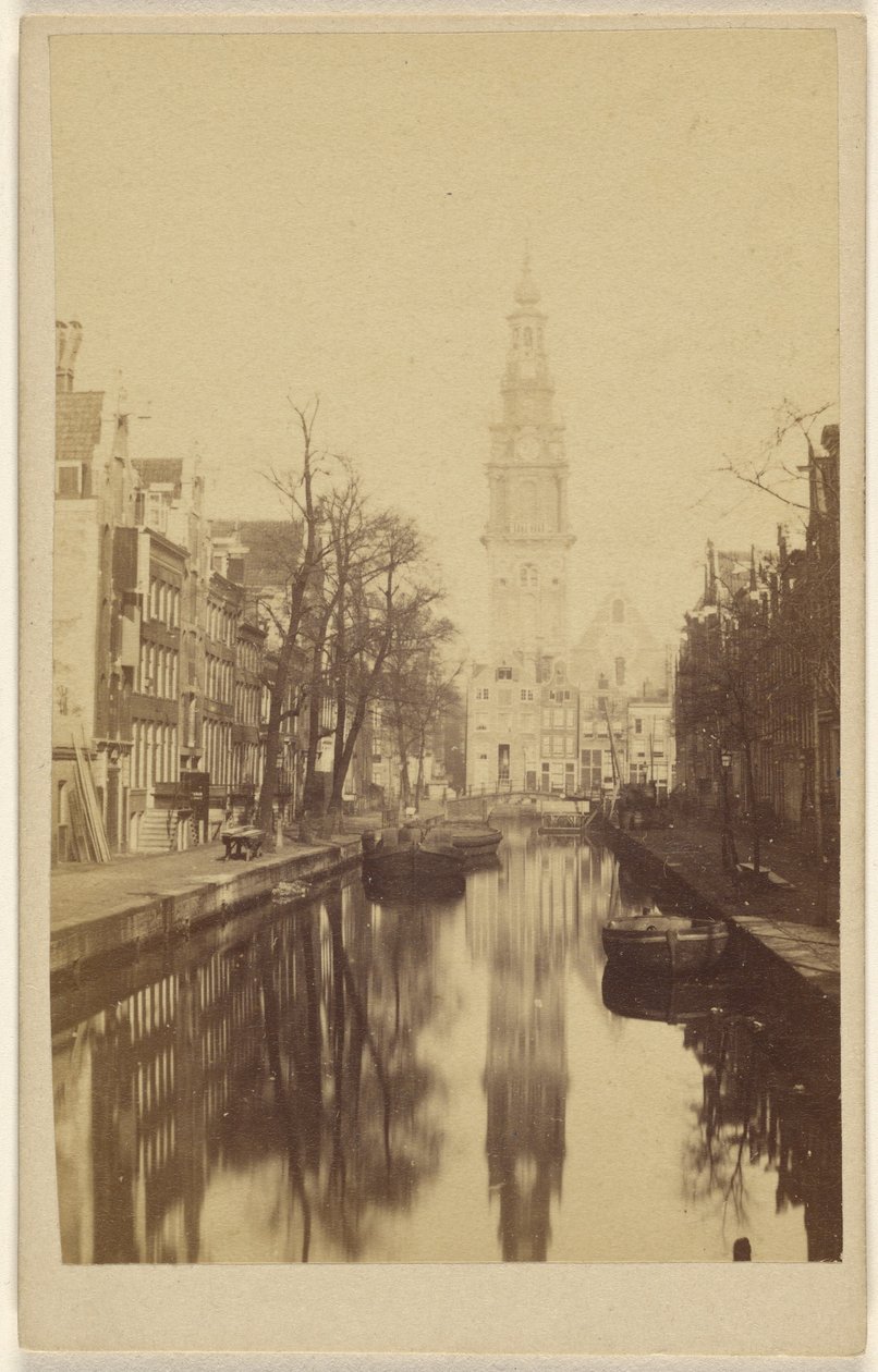 Den gamle kirke, Amsterdam af Unknown artist