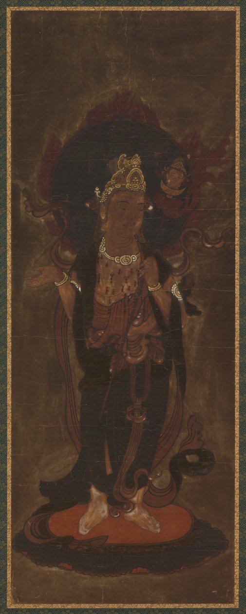 En af de tolv devaer: Emma-ten (<em>Yama</em> eller <em>Suyama-deva</em>?) af Unknown artist