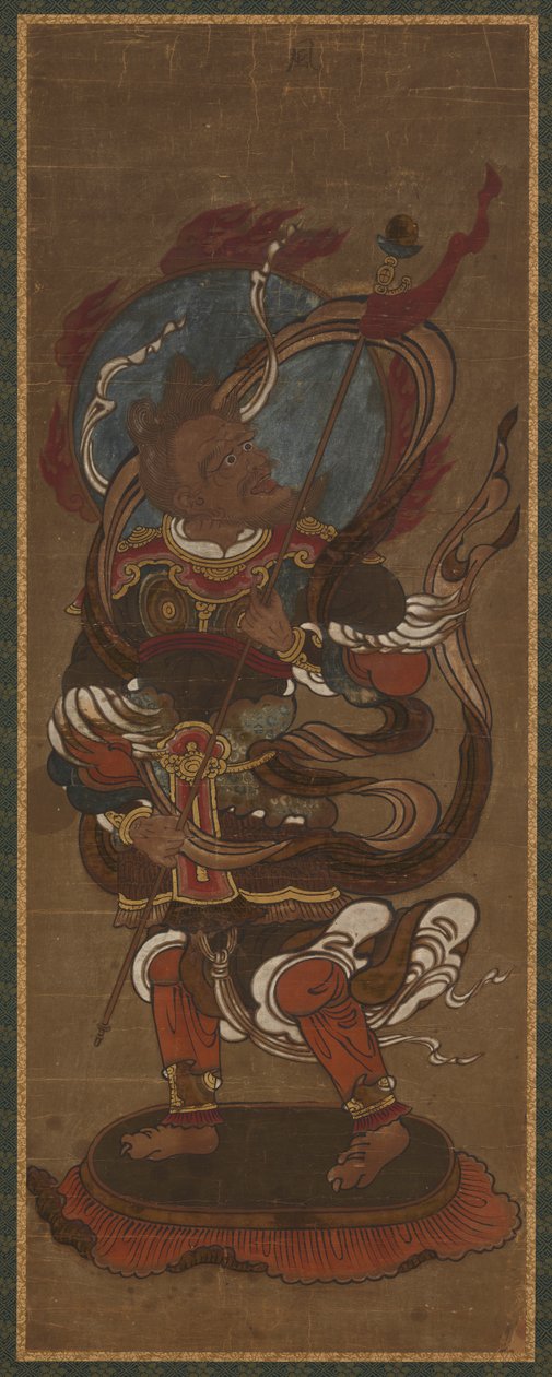 En af de tolv devaer: Fu-ten (<em>Vayu</em>) af Unknown artist