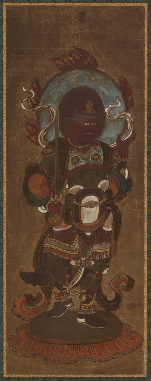 En af de tolv devaer: Rasetsu-ten (<em>Raksasa</em>, specifikt <em>Nirrti</em>) af Unknown artist