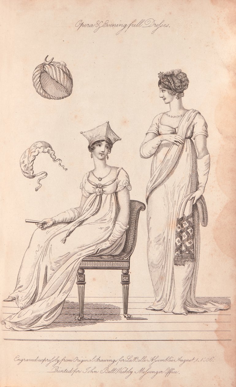 Opera aftenkjole af Unknown artist