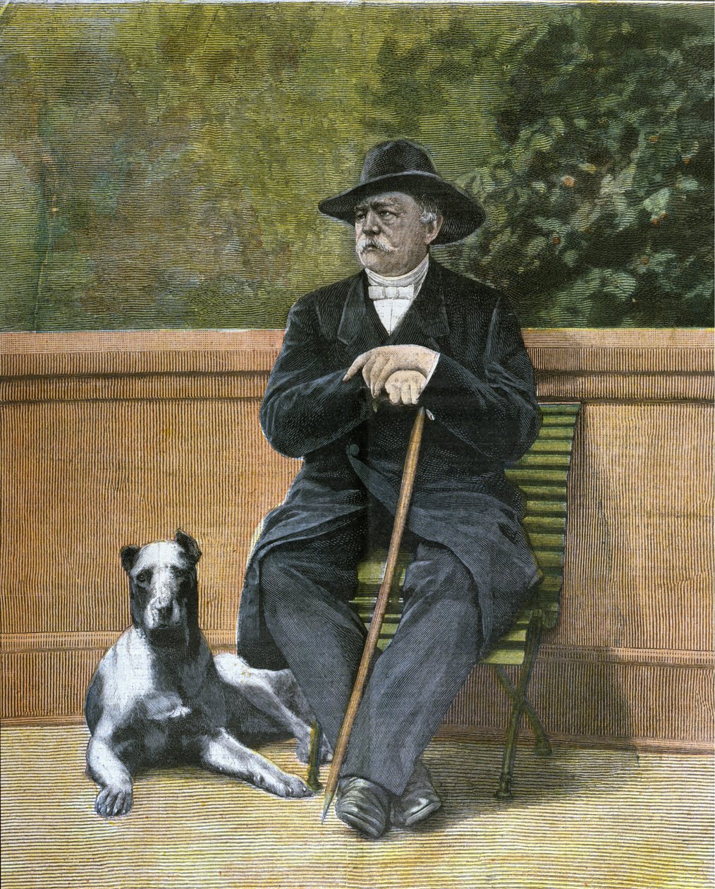 Otto, Prins von Bismarck (1815 - 1898), tysk statsmand. af Unknown artist