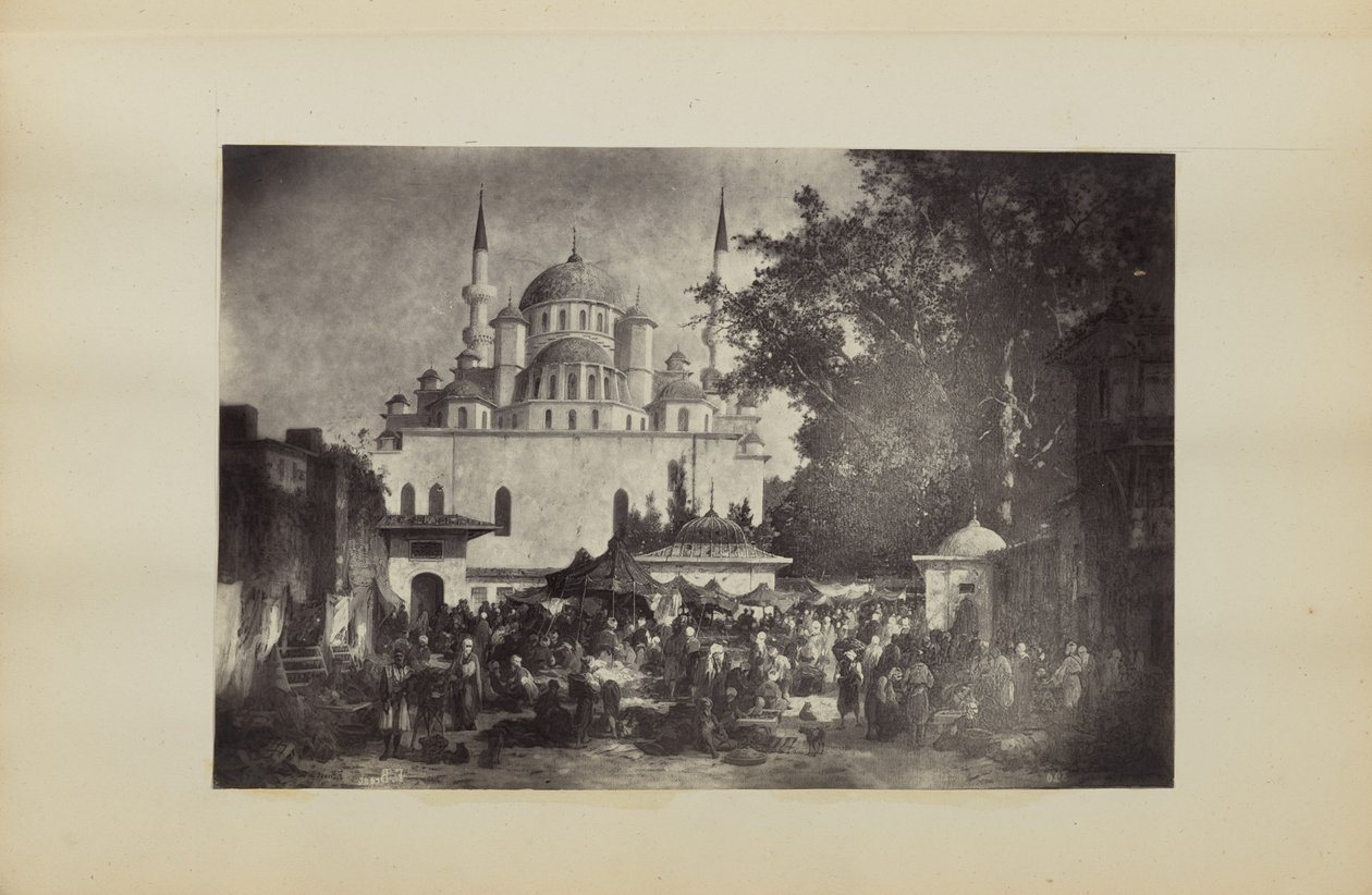 [Malet udsigt over Konstantinopel]. af Unknown artist