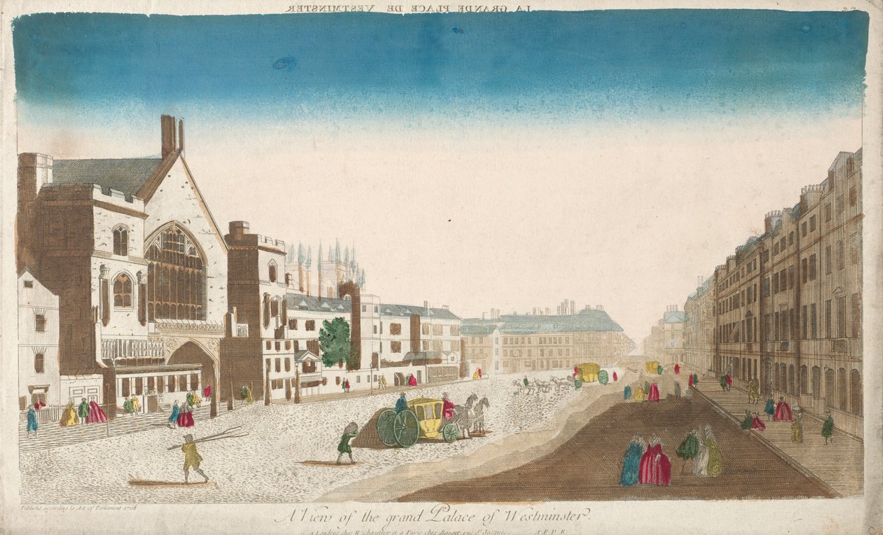 Palace of Westminster af Unknown artist