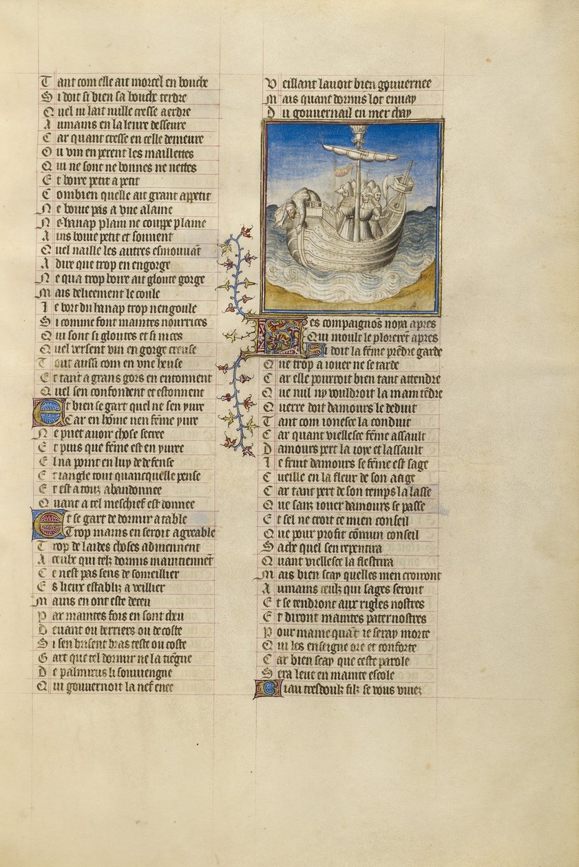 Palinurus tumler fra Aeneas