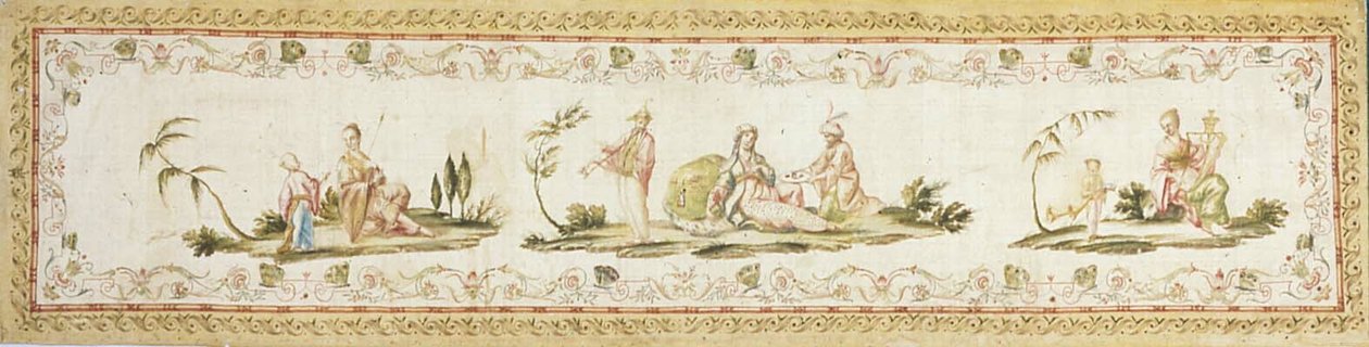 Panel (indretningsstof) af Unknown artist
