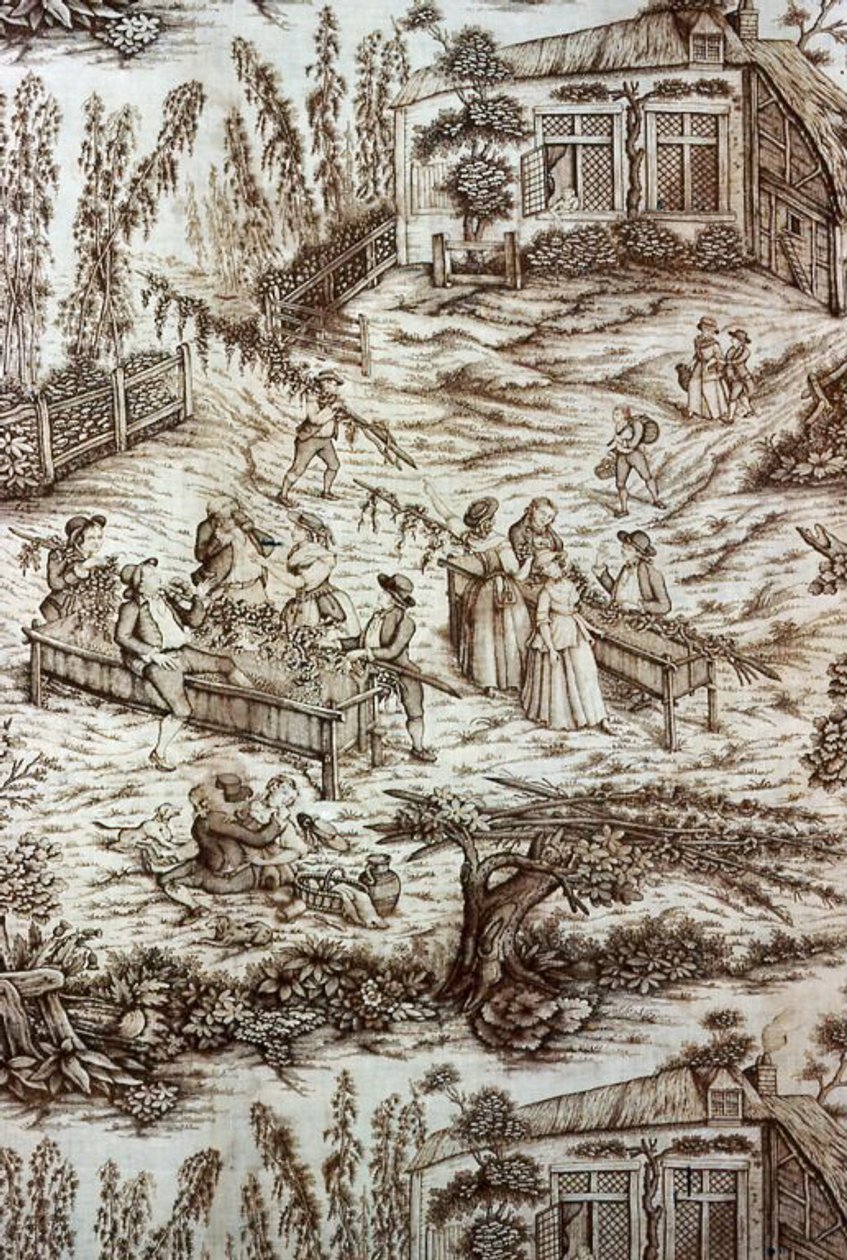 Panel (indretningsstof) af Unknown artist
