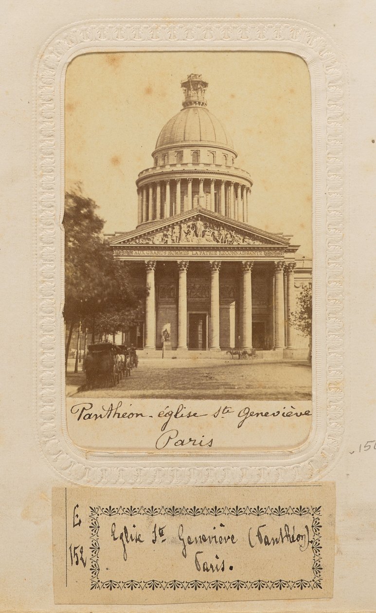 Panthéon - Sainte Geneviève-kirken, Paris af Unknown artist