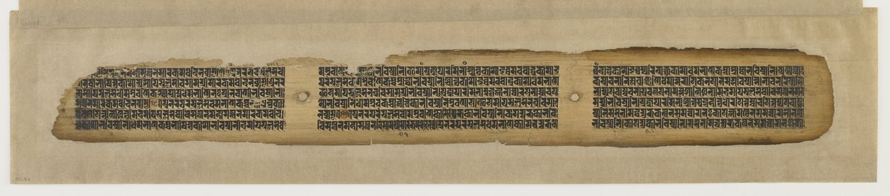 Parinirvana of Buddha, fra et Prajnaparamita-manuskript af Unknown artist