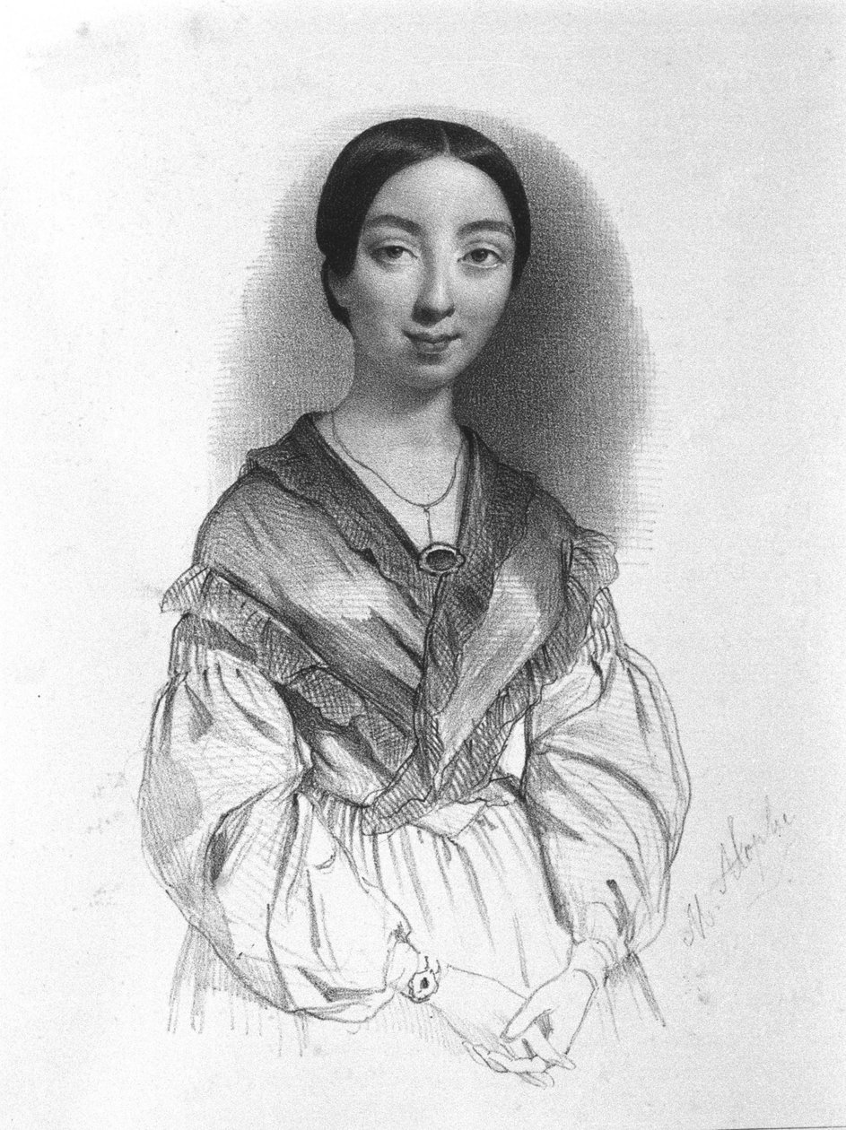 Pauline Viardot - Garcìa (1821-1910), fransk sangerinde. af Unknown artist