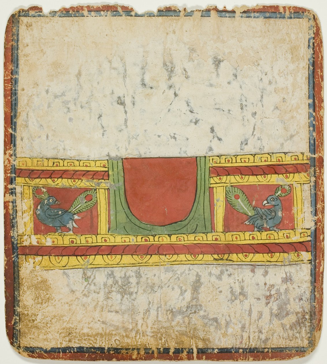 Påfugletronen, fra et sæt indvielseskort (Tsakali) af Unknown artist