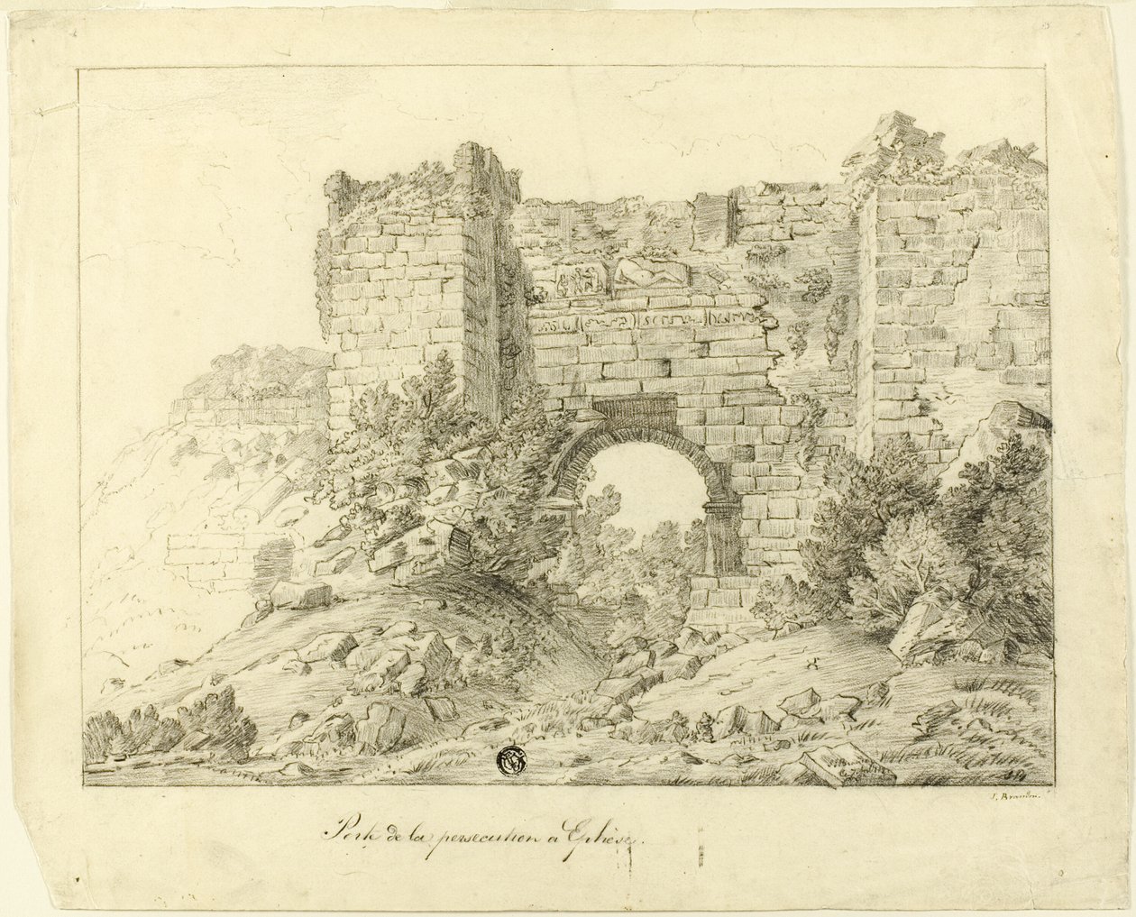 Forfølgelsesportal, Efesos af Unknown artist