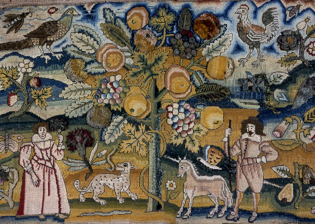 Billede af Adam og Eva (håndarbejde) af Unknown artist