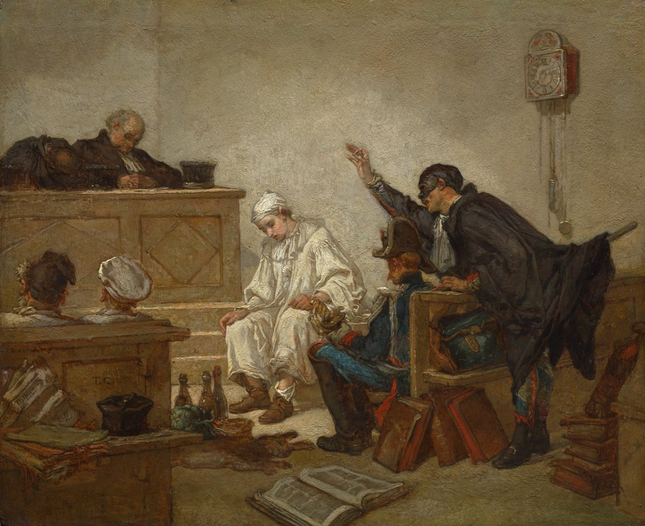 Pjerrot i Strafferetten af Unknown artist
