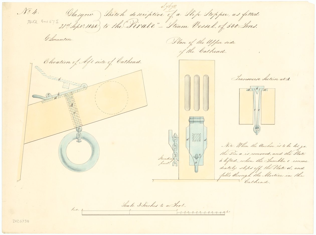 Pirat (fl.1848) af Unknown artist