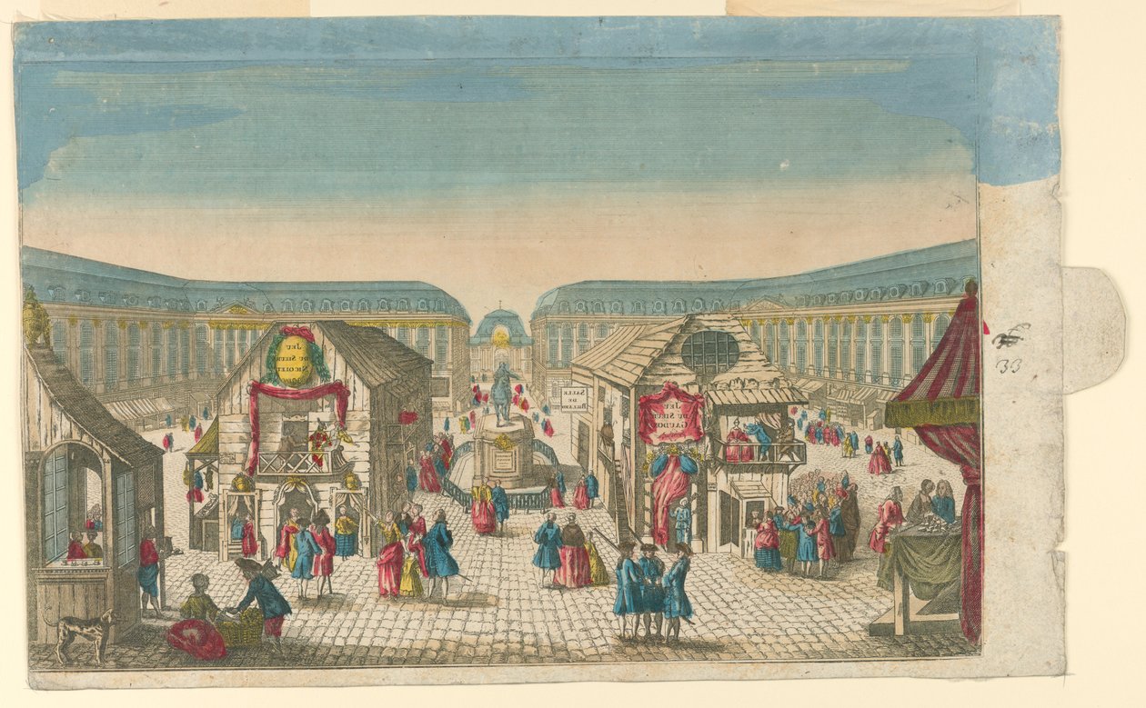 Place Vendôme under messen i Saint-Ovide, Paris af Unknown artist