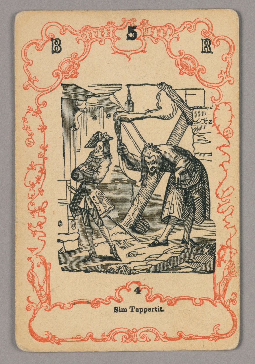 Spillekort af Unknown artist