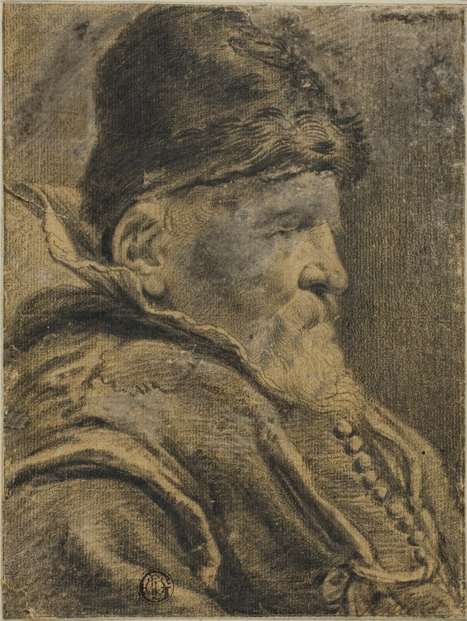 Portrætbuste af en gammel mand af Unknown artist
