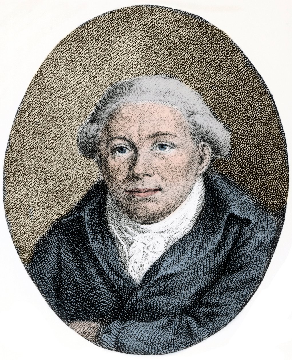 Portræt Georg Christoph Lichtenberg (1742-1799) tysk videnskabsmand, satiriker og anglofil - gravering - af Unknown artist