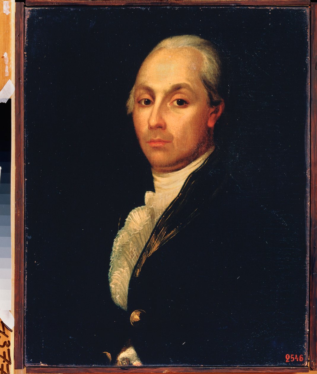 Portræt af forfatteren Alexander Radishchev (Radishchev) (1749-1802). Anonymt maleri, olie på lærred, før 1790. Russisk kunst af Unknown artist