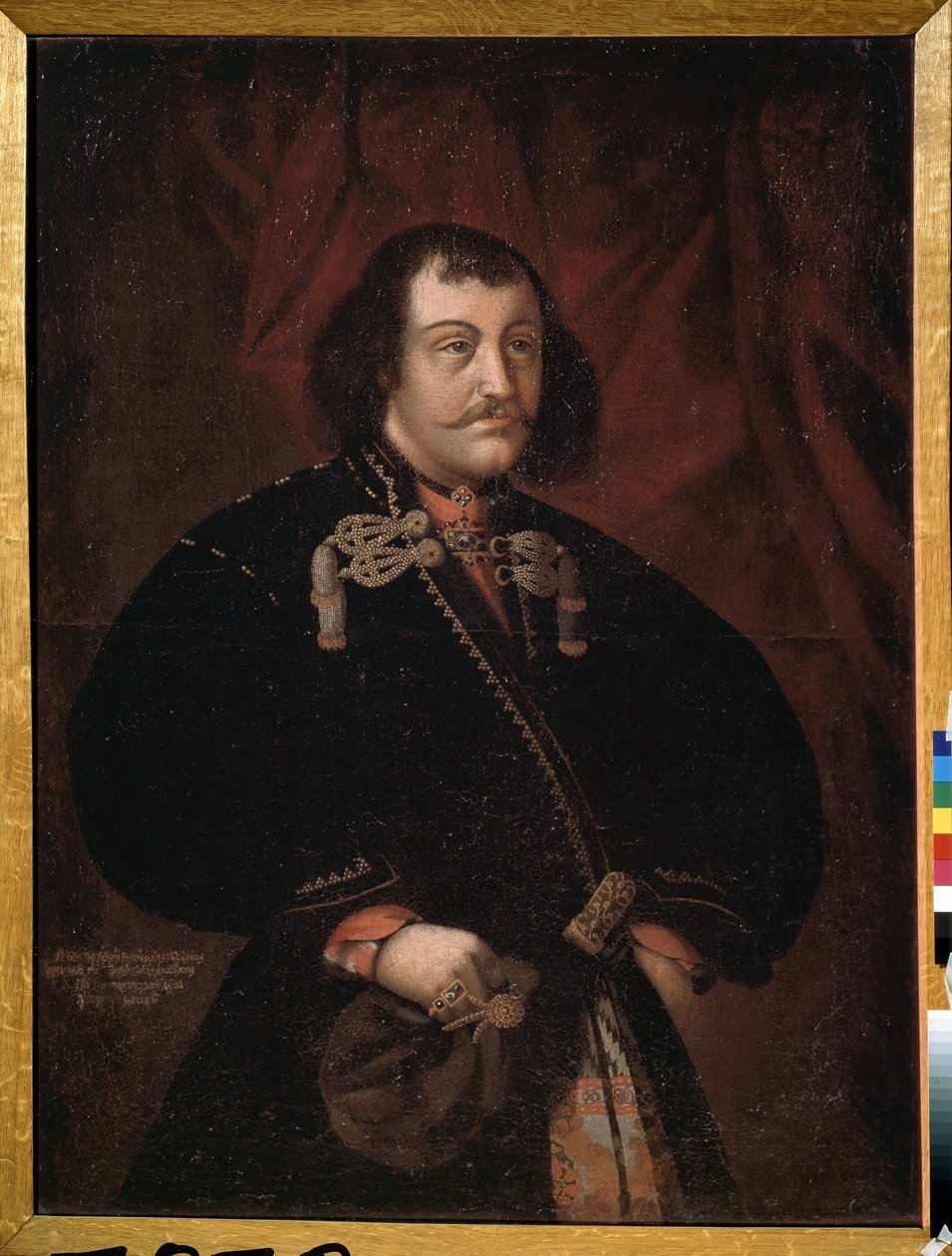 Portræt af paladstjener Grigory Godunov (Portræt af paladstjener Grigory Godunov). Anonymt maleri. Olie på lærred af Unknown artist