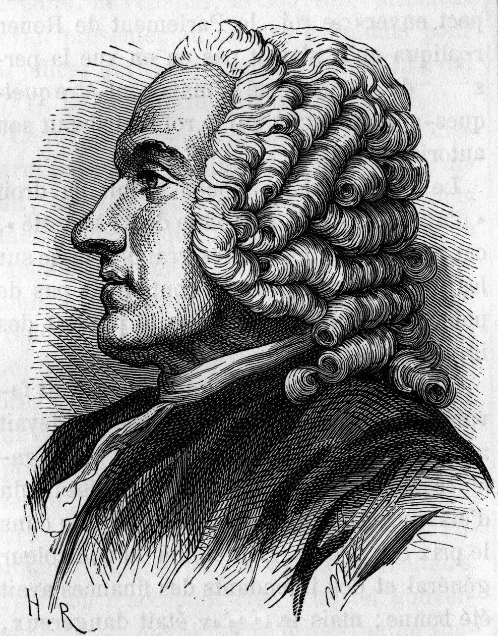 Portræt af Abbe Terray (Terray) fransk statsmand, finanskontrollør (1715-1778). af Unknown artist