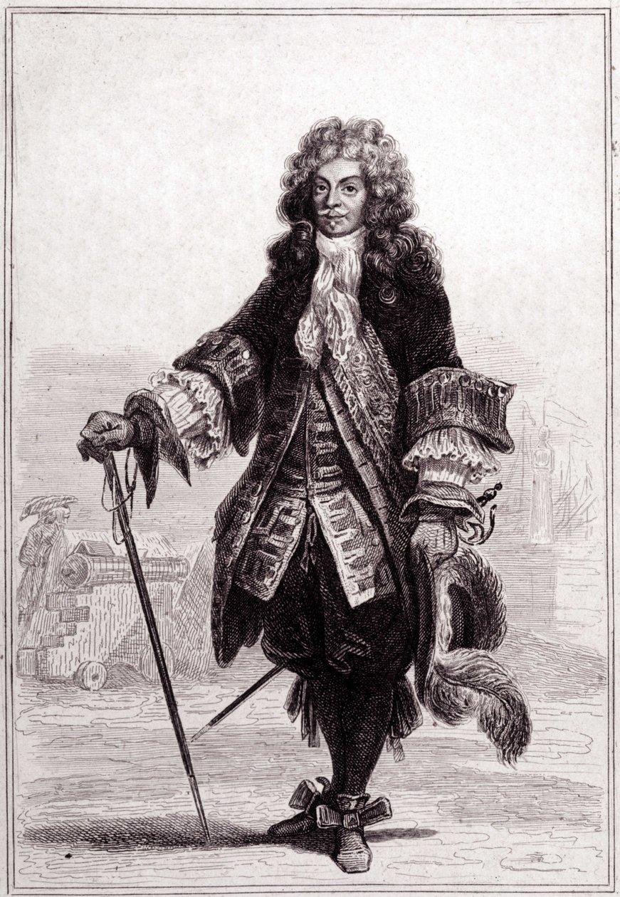 Portræt af Abraham, Marquis Duquesne (1610 - 1688), fransk sømand. af Unknown artist
