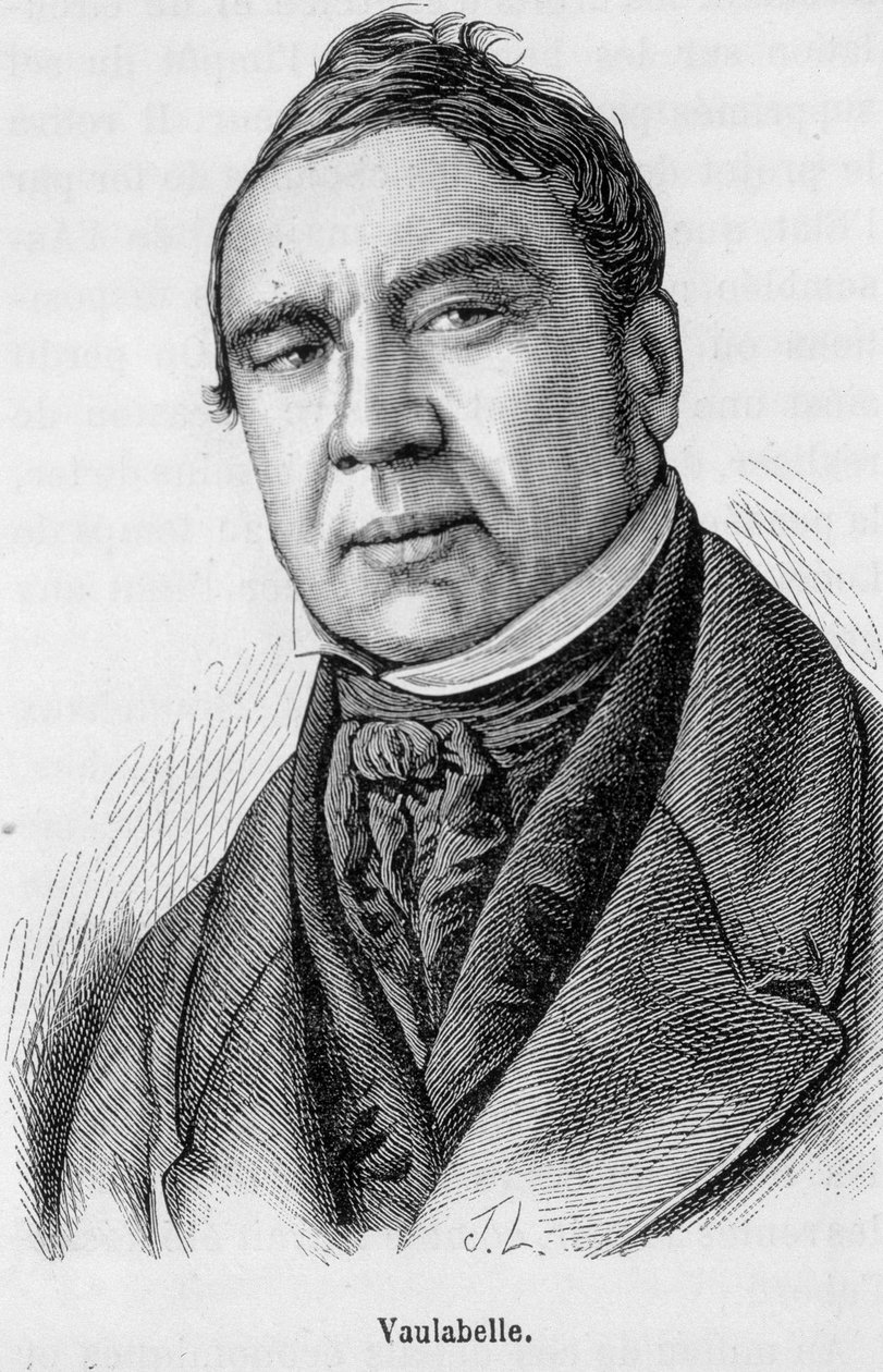 Portræt af Achille Tenaille de Vaulabelle (1799-1879), fransk minister for national uddannelse. af Unknown artist