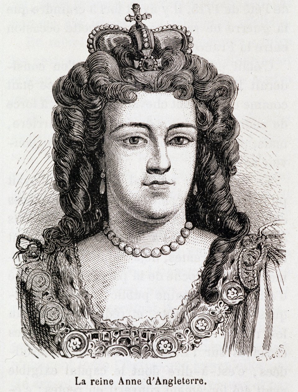 Portræt af Anne af England. af Unknown artist