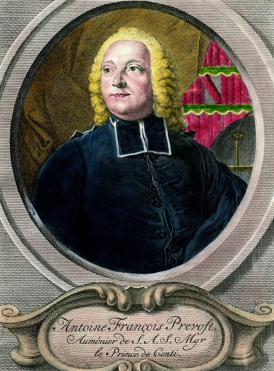 Portræt af Antoine Francois Prevost d