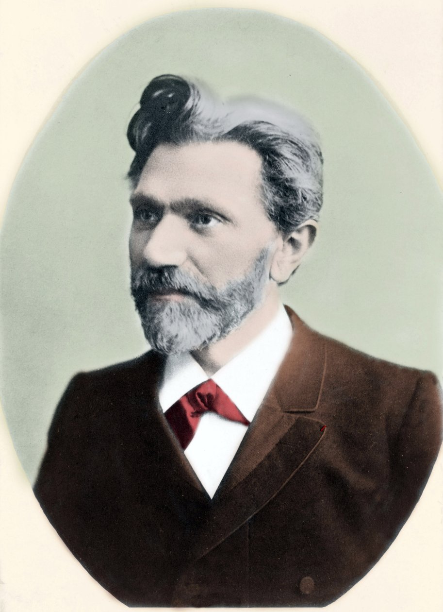 Portræt af August Bebel (1840-1913), tysk politiker. af Unknown artist