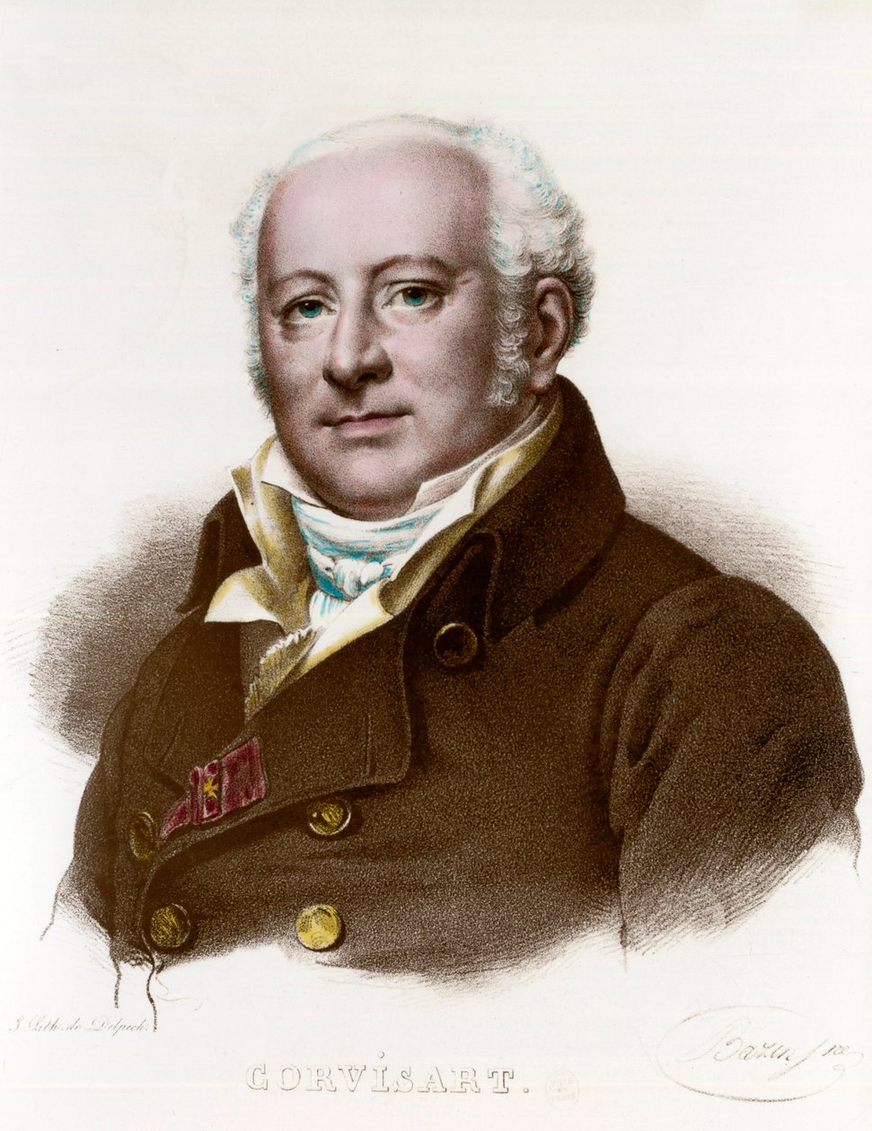 Portræt af baron Jean Nicolas Corvisart af Unknown artist