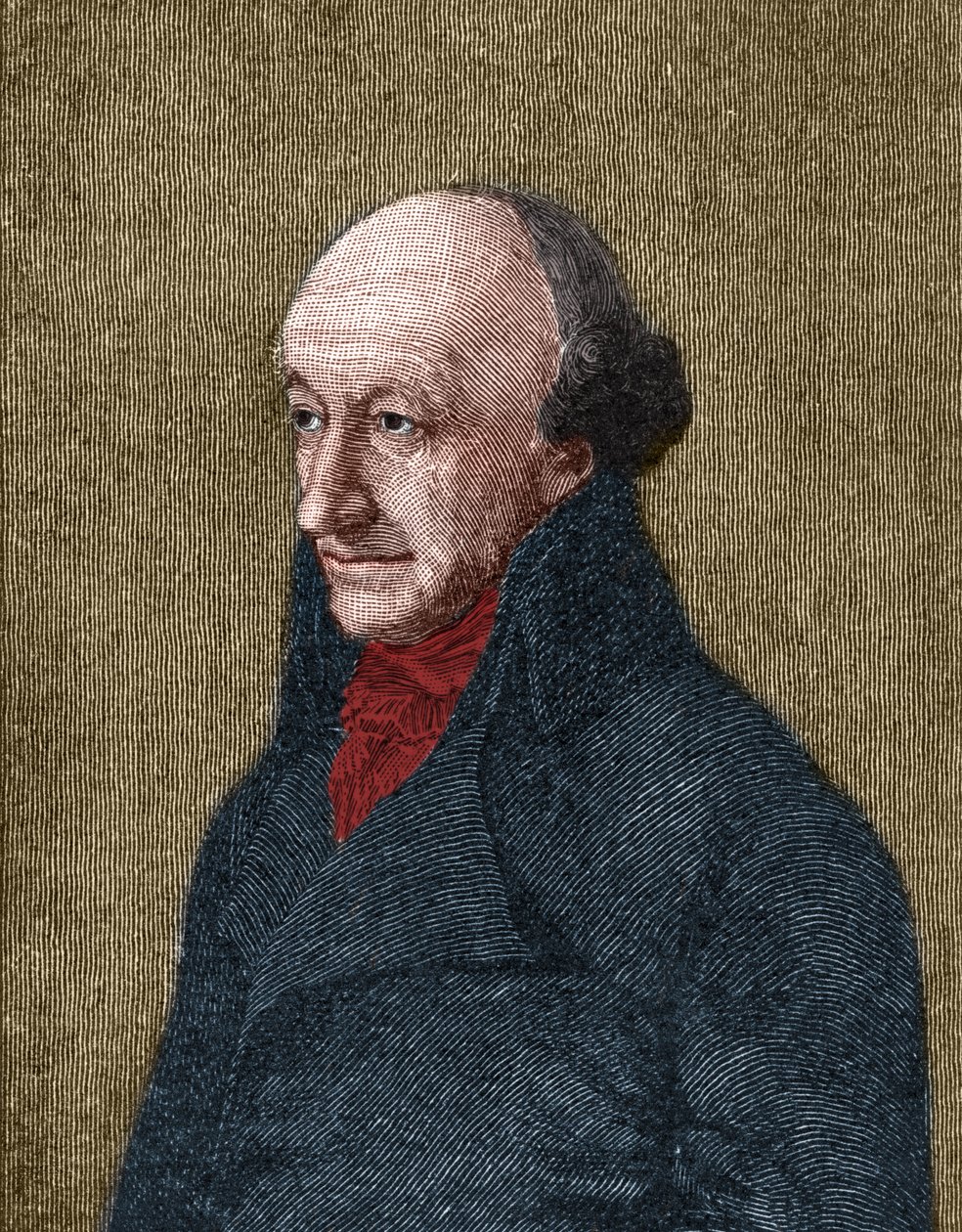 Portræt af Christoph Martin Wieland (1733-1813) tysk digter, oversætter og redaktør. af Unknown artist