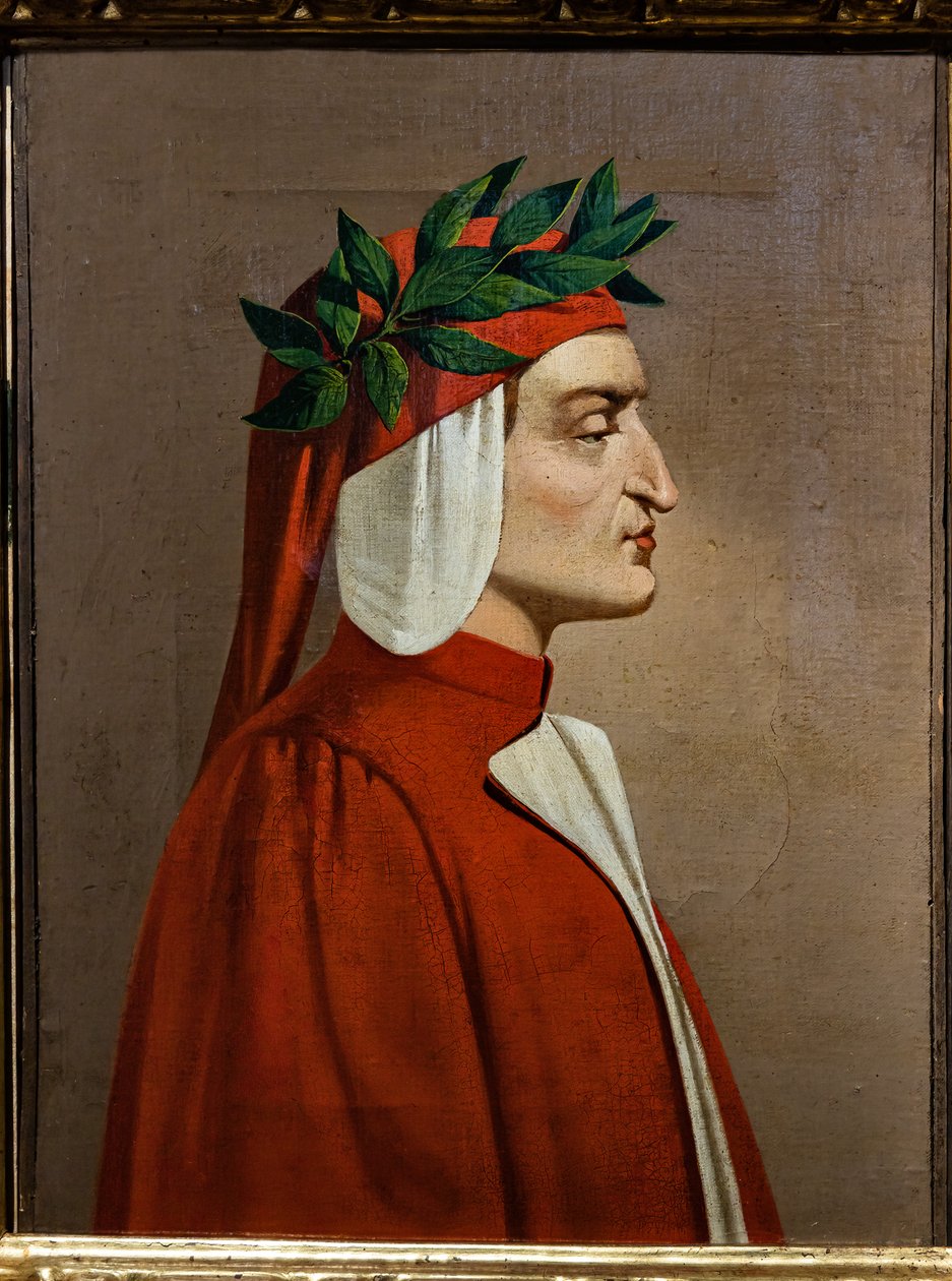 Portræt af Dante af Unknown artist