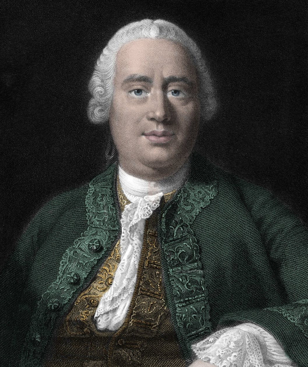 Portræt af David Hume, skotsk filosof (1711-1776). af Unknown artist