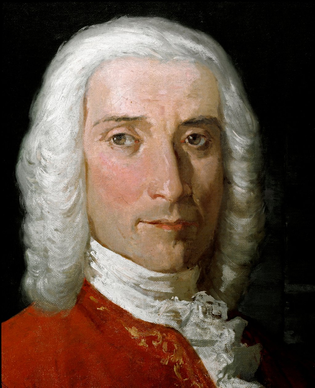 Portræt af Domenico scarlatti (1685-1757), italiensk komponist. Anonymt maleri fra det 18. århundrede. Napoli, San Pietro og Majella Musikkonservatorium. af Unknown artist