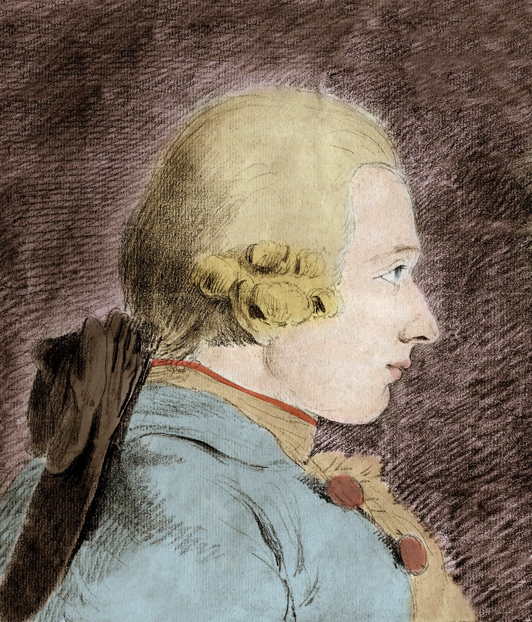 Portræt af Donatian Alphonse Francois de Sade (1740-1814) (Marquis de Sade) - efter Van Loo af Unknown artist