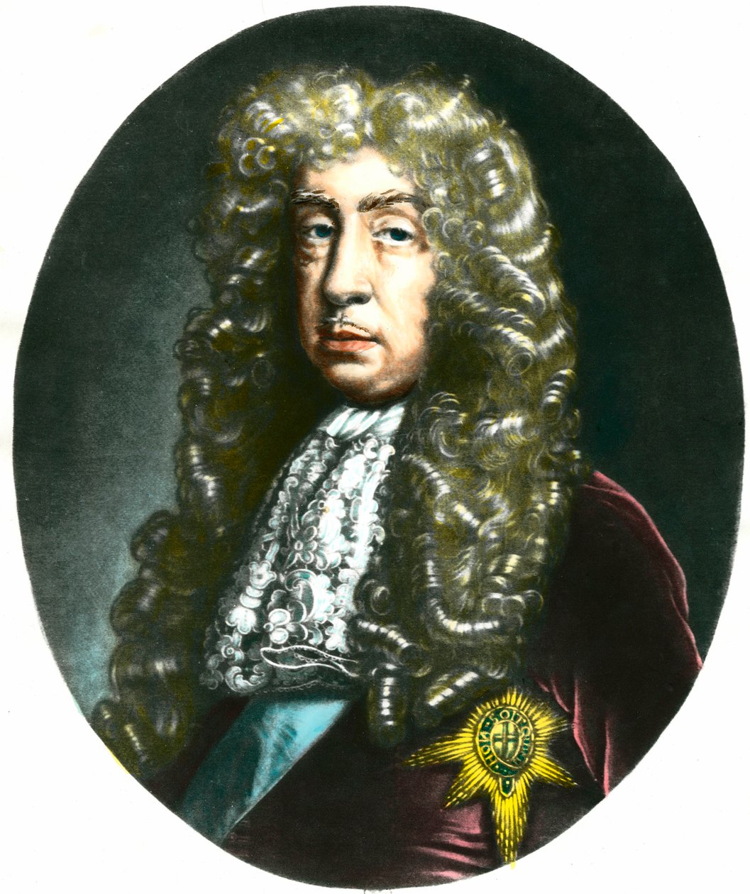 Portræt af hertug og grev John de Lauderdale (1616-1682), skotsk politiker. Gravering af 1800-tallet, Privat samling af Unknown artist