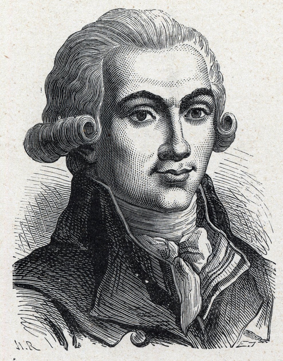 Portræt af Elie Guadet (1758-1794), fransk revolutionær. af Unknown artist